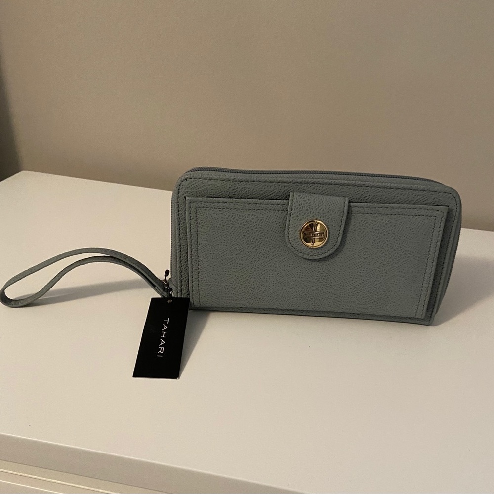 Blue wallet